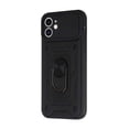 thumbnail image 2 of For iPhone SE 3 (2022) SE/8/7 ELITE Camera Push Magnetic Ring Stand Hybrid Case Cover - Black, 2 of 7