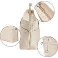 thumbnail image 3 of Vercord Premium Nylon Purse Organizer Tote Handbag Insert Organizers Bag in Bag Zipper 13 Pockets Beige X-Large, 3 of 6