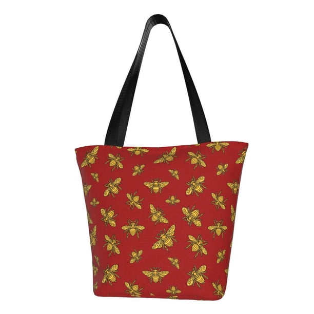 Easygdp Hohey Bee Golden Bolso de Hombro para Mujer, Bolso Bandolera y Cartera de Mano Elegante para Uso Diario