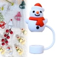 thumbnail image 2 of Ventes de Liquidation Aujourd'hui Offres Prime Bouchon de Noël Réutilisable Bouchon en Silicone Compatible Tasses Bouchon de Noël Père Noël Arbre de Noël Bouchon en Silicone B, 2 of 9