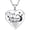 Moon & Back, variant on Love Heart Locket Necklace That Holds Pictures, Initial Alphabet A-Z Photo Lockets