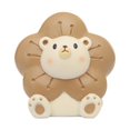 thumbnail image 3 of Cute Cartoon Animal Cat Shaped Ceramic Succulent Cactus Flower Plant Pots with Bamboo Tray (Plant Not Included), 3 of 4