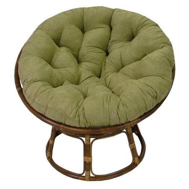Rattan Papasan Chair with Cushion