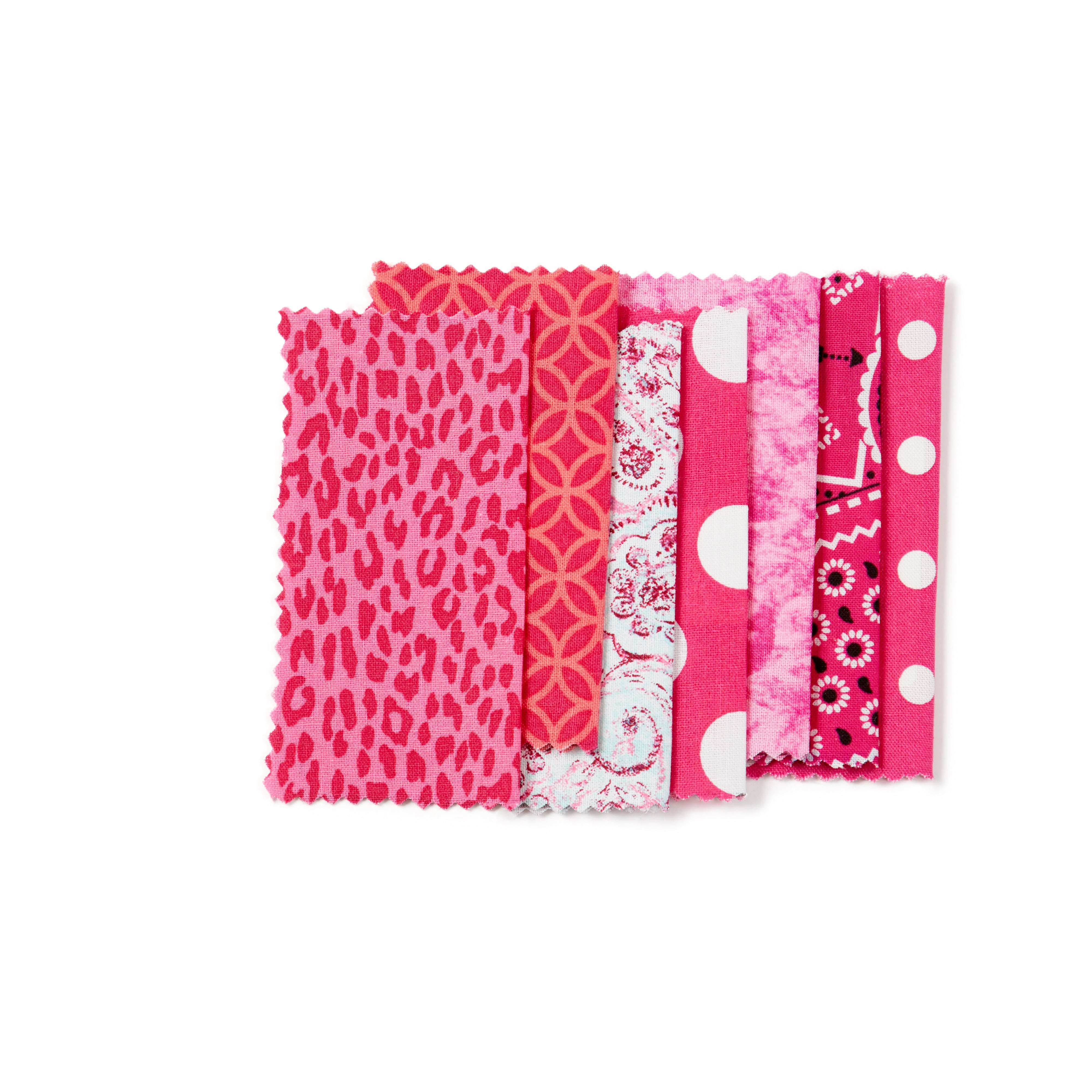 (2 pack) Waverly Inspirations 1 Yard Precut 100% Cotton Prints Fabric Paisley Swirl Magenta 44" Wide for Quilting & Sewing