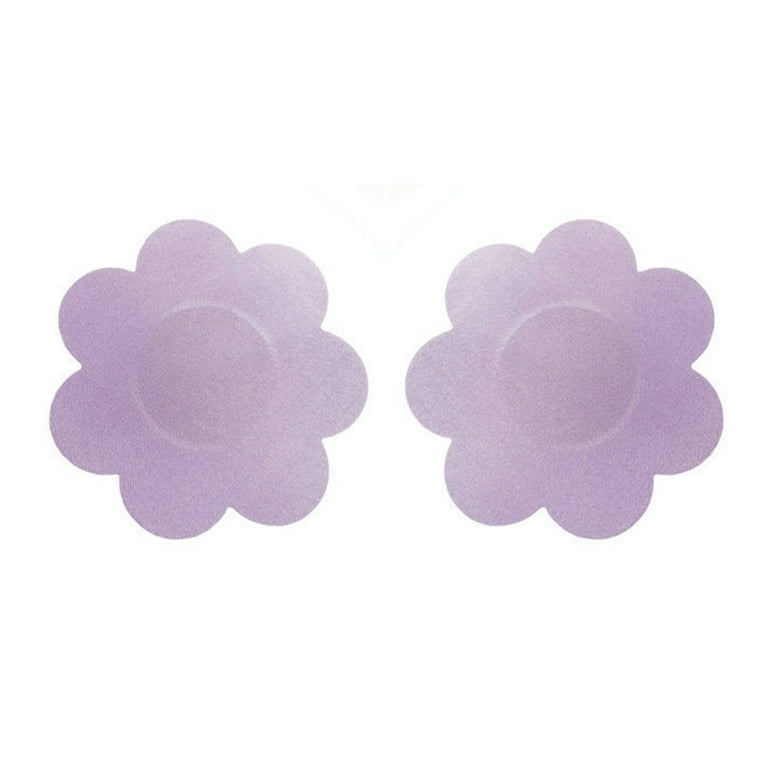 Women Invisible 10 Pairs Nipple Covers Nipple Pasties Nipple Petals For  Women Disposable Satin Pasties Self-Adhesive Petals Pad Pasties Note Please  Buy One Size Larger 