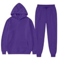 thumbnail image 2 of Mens Hoodie Set 2 Piece Drawstring Jogger Sweatpants Tracksuit, 2 of 7