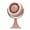 Pink, variant on HOZVOMI Desktop Turbo Fan with USB Charging Wall Mounted Fan Portable Outdoor and Desktop Use Quiet 3 Speed Fan with 90 Degree Rotation