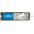 thumbnail image 3 of Crucial P2 - SSD - 2 TB - internal - M.2 2280 - PCIe 3.0 x4 (NVMe), 3 of 5