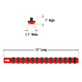 thumbnail image 5 of Ernst Organizador De Rieles De Enchufe De 13 Pulgadas Con Clips De Bloqueo Giratorio De 14 3/8 Pulgadas, Rojo (8415), 5 of 5