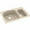 Tahiti Desert, variant on Swan Solid Surface Kitchen Sink (33" x 22") with 2 Faucet Holes