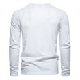 thumbnail image 5 of Mens Fashion Leisure Button Pullover Long Sleeved T Shirt, 5 of 7