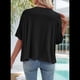 thumbnail image 4 of Camisetas de Verano 2025 para Mujer, Camisetas Lisas, Camisetas Holgadas de Gran Tamaño, Camisetas Básicas Negras L, 4 of 6