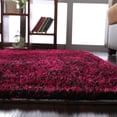 thumbnail image 6 of RUGSOTIC Carpets 3'x5' Rectangle Hand Tufted Shag Polyester Handmade Violet Black Solid Area Rugs for Living Room Bedroom K00111, 6 of 8