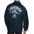thumbnail image 2 of Men's Starter  Navy Tampa Bay Lightning Retro Logo Raglan Coaches Full-Snap Jacket, 2 of 2