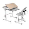 thumbnail image 1 of Galileo Children's Desk & Chair Set - Multifunctional Study/Arts Desk with Ergonomic Chair - Grey, 1 of 9
