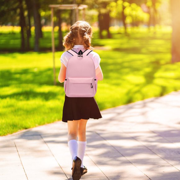 RKSTN A Backpack Schoolbag Pink