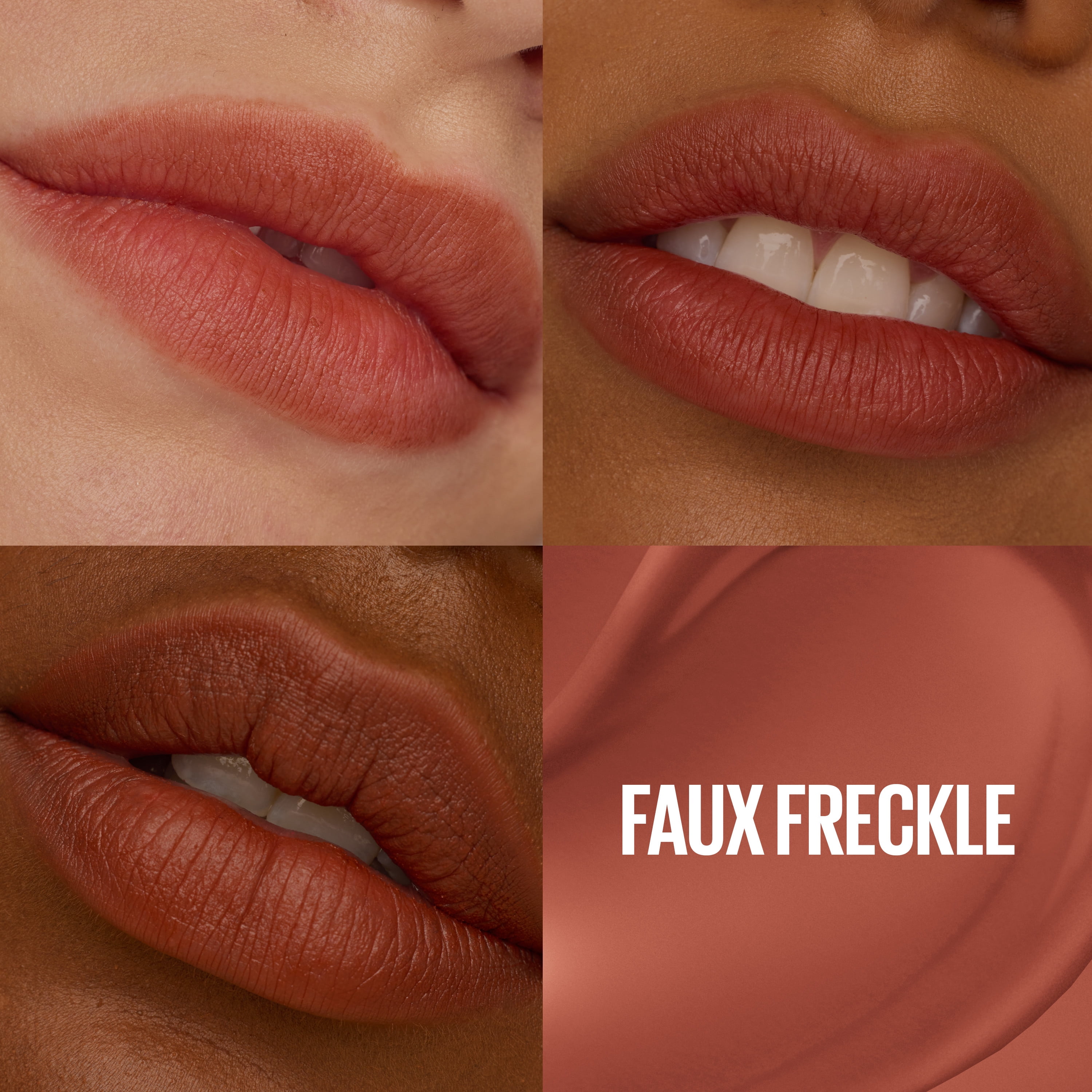 Maybelline Super Stay Teddy Tint Long Lasting Matte Lip Tint, Faux Freckle, 0.17 fl oz