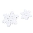 thumbnail image 1 of 4PCS Vivid Snowflake Pattern Garden Christmas Miniature Decoration Micro Landscape Ornaments, 1 of 9