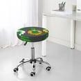 thumbnail image 6 of KLL Spring St Patrick’S Day Irish Gnomes Round Bar Chair Cushion Cover 14 inch ,Bar Stool Protector with Elastic, Soft Washable, 6 of 6
