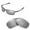 Titanium Mirror Coated - Polarized, variant on Walleva Brown Polarized Replacement Lenses for Oakley Crosshair 2.0 (OO4044 Series) Sunglasses