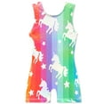 thumbnail image 5 of Gymnastics Leotards for Girls Unicorn Aurora Rainbow Mermaid Dinosaur Cupcake Sparkle Biketard Toddlers Kids Children, 5 of 5