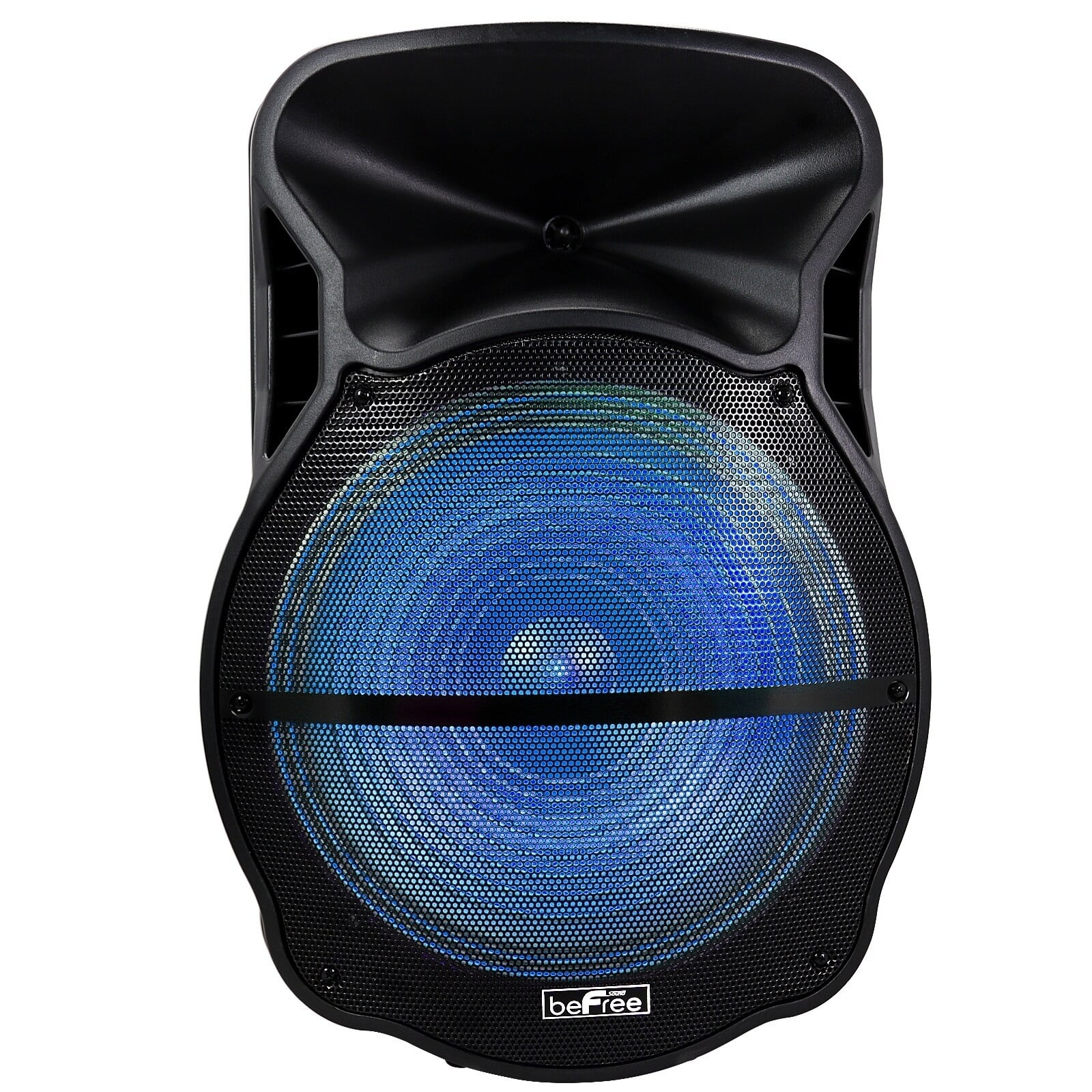 "beFree Sound Bluetooth 18"" Portable Rechargeable Party Speaker with LED Lights, Microphone, FM Radio"  (图5)