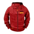 thumbnail image 1 of Ceisia Men's Outdoor Sports Jacket Hooded Long Sleeve Summer Loose Fit with Pockets Gift, 1 of 6