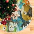 thumbnail image 5 of FMSHPON Forest Xmas Christmas Tree Skirt Stand Mat for Holiday Party Decoration Indoor Outdoor 48 inches, 5 of 6