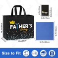 thumbnail image 3 of 2 Pack 13" Fathers Day Gift Bags with Tissue Paper, Reusable Non-Woven Fathers Day Bags for Men/Dad/Grandpa, Medium Men Gift for Party Favor, 12.8"*10.2"*6.3", 3 of 3