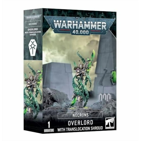Games Workshop - Warhammer 40k - Necrons - Overlord with Translocation Shroud