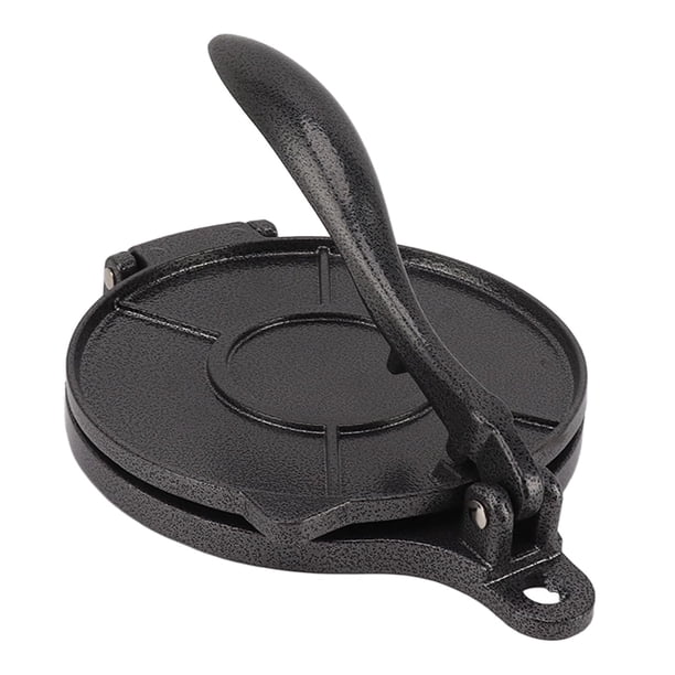 Prensa de Tortillas, Aleación de Aluminio Roti Maker Máquina Manual de Prensa de Tacos Chapati Maker Herramienta de Prensado para Hacer Pasteles de Pizza (negro)