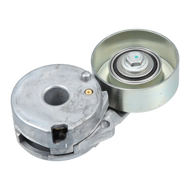 Conjunto de tensor serpentino Unique Bargains No.11955ET00A para Nissan Versa S SL 1.8L L4 Gas 2007 2008 Metal Tono Plateado Negro