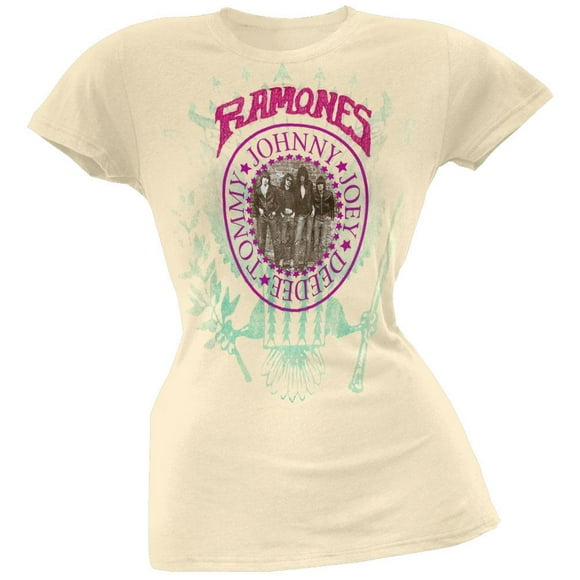 Ramones - T-Shirt Premium Juniors avec Photo Murale
