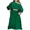 Dark Green, variant on CHICME Outfit Sets for Women Off Shoulder Lantern Sleeve Tops Flowy Wide Leg Pants Set Apricot Vacation Beach Travel Womens Summer 2 Piece Outfits Beige-L