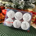 thumbnail image 4 of AuroraX Indoor Decorations Party Christmas Ornaments , Openwork 6 Pcs Ball Tree Ornaments , Hanging Christmas Holiday Decor, 4 of 4