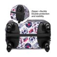 thumbnail image 2 of Yiaed music Skull record mike Print Travel Luggage Cover Suitcase Protector Fits 18-32 Inch Luggage Wheel Covers Patterned Elastic Luggage Anti-scratch（No luggage）-Medium, 2 of 5