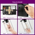 thumbnail image 5 of EDISHINE Vanity Wall Lights for Bathroom Mirror, 3 Lights with Clear Glass Shade E26 Base, 5 of 6