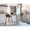 Light Gray, variant on FM FURNITURE Dalton 31.49"H Engineered Wood Foldable Table Wall Mount in White