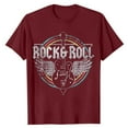 thumbnail image 4 of Rock Roll Graphic Tees for Men 2026 Summer Casual Short Sleeve Crewneck Rock Music Lover T Shirts Streetwear, 4 of 4