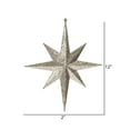 thumbnail image 2 of Vickerman 12" Rose Gold Iridescent Glitter Bethlehem Star Christmas Ornament, 2 per Box, 2 of 3