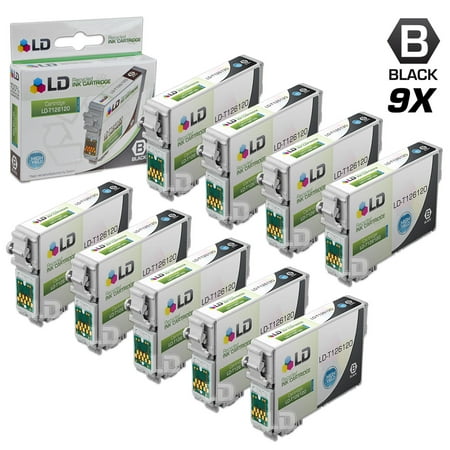 Remanufactured Cartridge Replacement for Epson 126 T126120 (Black  9-Pack)