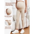 thumbnail image 5 of Athlemo Maternity Leggings with Over Bump Support High Waist Pregnancy Activewear Pants, 5 of 7