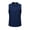 Navy, variant on WIZUTIZ Men's Herringbone Vest Solid Color Stand Collar Sleeveless Single Breasted Button Front Pockets Slim Fit Casual Business Waistcoat