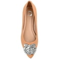 thumbnail image 5 of Journee Womens Renzo Slip On Pointed Toe Ballet Dress Flats, Widths Available, 5 of 10