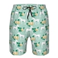 thumbnail image 4 of Kdxio Horse And Flower Pattern Mens Casual Shorts - Drawstring Summer Beach Sports Shorts for Men, 4 of 9