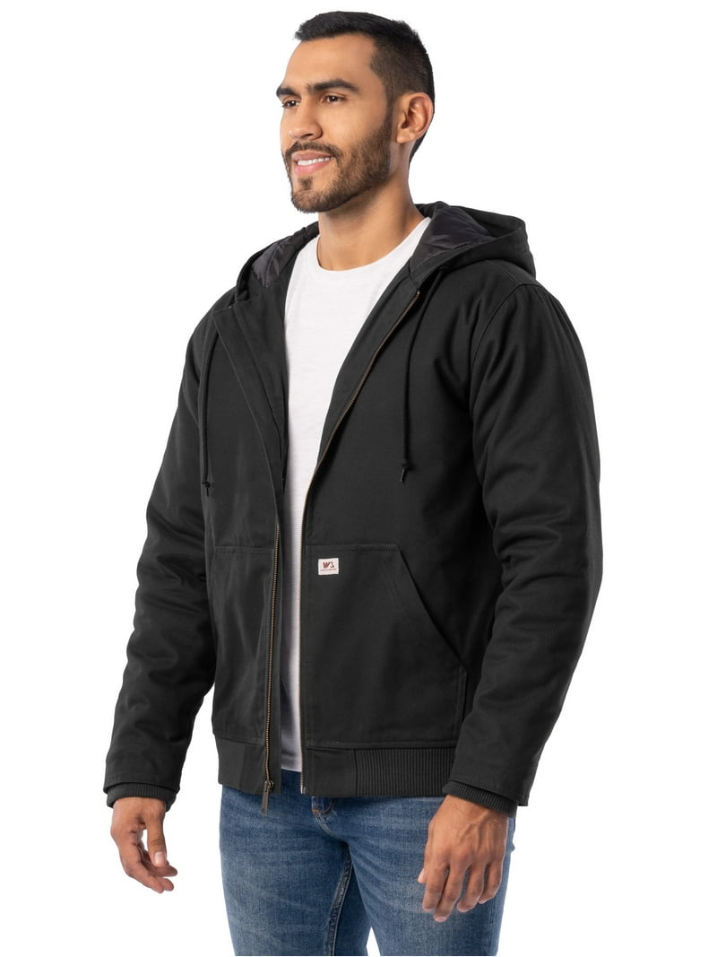 Wells Lamont Men's Workwear Insulated Duck Quilted Lined Full Zip