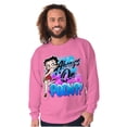 thumbnail image 5 of Betty Boop Air Brushed On Point Women Crewneck Sweatshirt Brisco Brands 2X, 5 of 6