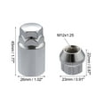 thumbnail image 4 of Unique Bargains M12x1.25 Car Wheel Lock Lug Nuts Kit Anti Theft Lug Nut Screw Fit for Subaru Legacy Silver Tone, 4 of 6