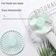 thumbnail image 3 of Mini Hand-held Fan Portable Folding Desk Fan Cooler Cooling USB Rechargeable Fan, 3 of 5