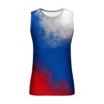 thumbnail image 3 of Hombres Moda Casual Impresión Suéter Cuello Redondo Deportes sin Mangas Tanque, 3 of 4